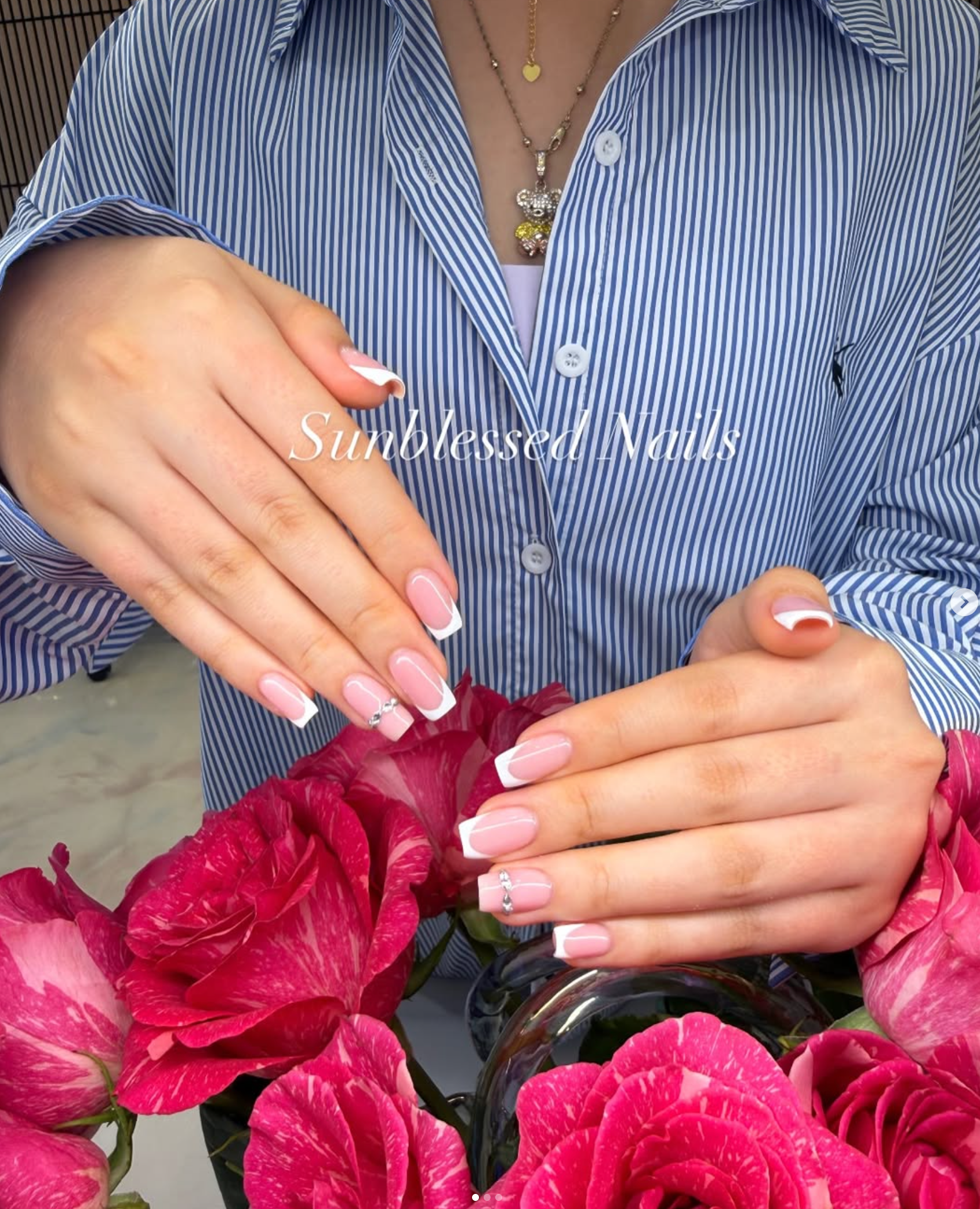 Lavender star nails